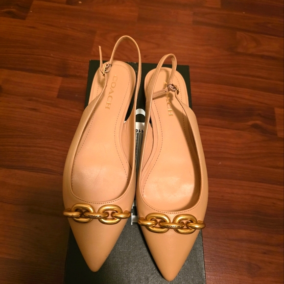 Coach "Veronica Skimmer" Flats with Box. Size 8.5. Floor Sample - Picture 4 of 7